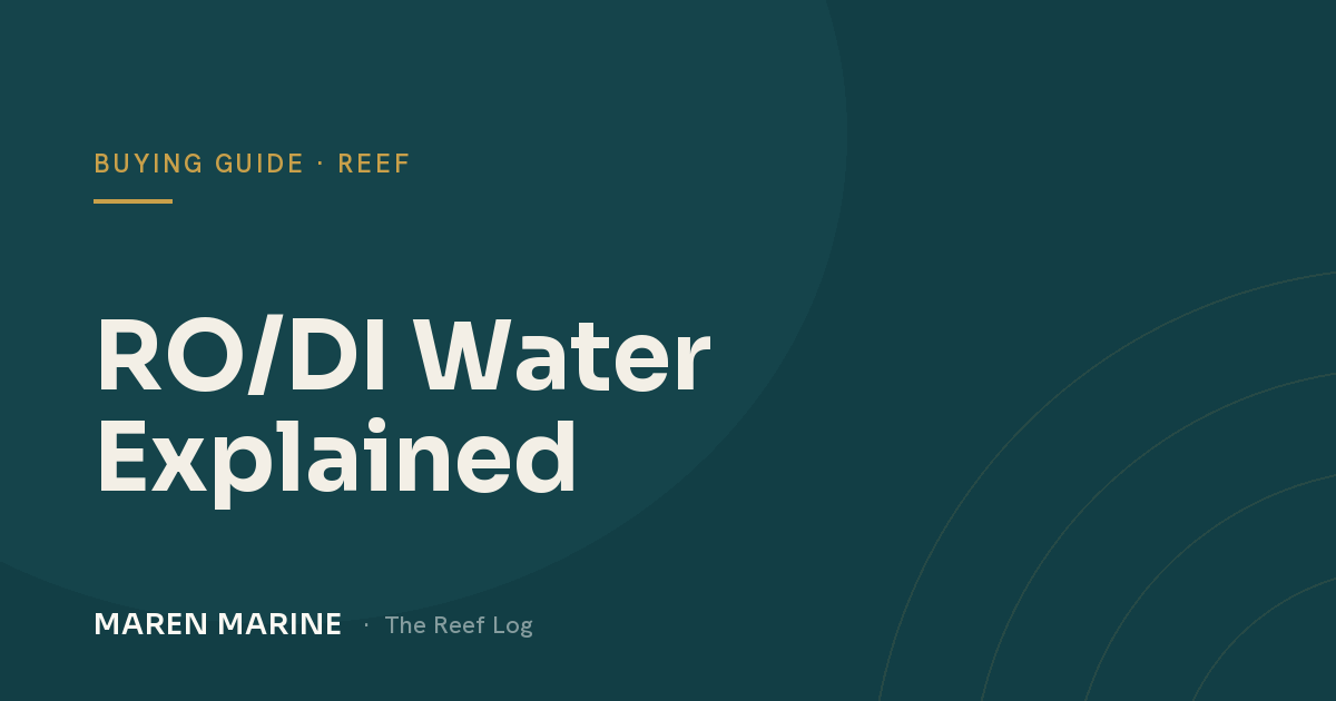 RO/DI Water Explained: Why It Matters and How to Choose a System